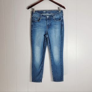 4/$20 Old Navy Midrise Rockstar Cropped Stretchy Skinny Jeans Size 6